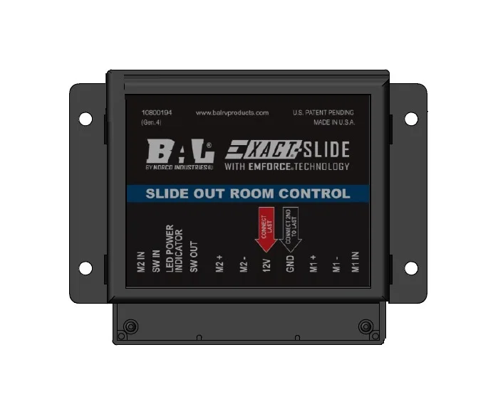 10800194 – BAL NORCO Slide Out Control Module, Use With Exact-Slide Room Slide Out System Backwards Compatible With 1...